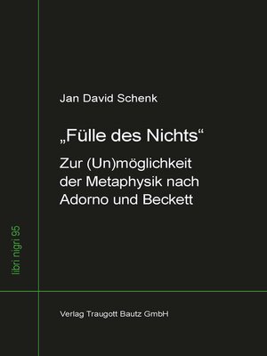 cover image of Fülle des Nichts